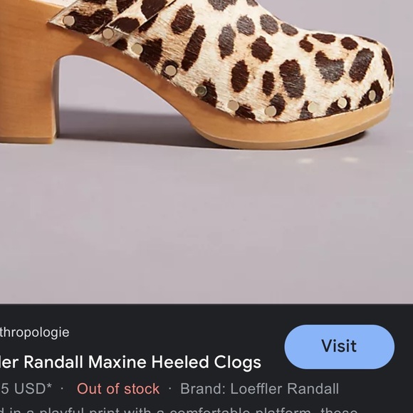 LAST CALL Loeffler Randall Maxine Platform Mocha Leopard Size 6 retails $395 - Picture 8 of 10